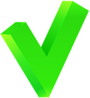 Green Check Mark PNG Transparent Clipart
