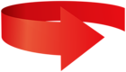 Red Arrow Deco PNG Transparent Clipart