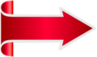 Red Arrow PNG Clip Art Transparent Image
