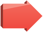 Red Arrow Right PNG Transparent Clip Art Image