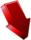 Red Arrow Transparent PNG Clip Art Image