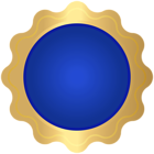 Badge Blue PNG Clipart