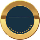 Badge Gold Blue Transparent Image