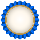 Blue Rosette Badge PNG Clipart