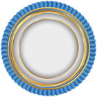Blue Seal Badge PNG Clipart
