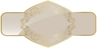 Cream Luxury Label Template PNG Clipart Picture