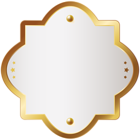 Decorative Badge Gold Clip Art Transparent Image