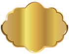 Gold Label Template Clipart Image