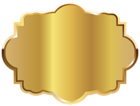 Gold Label Template Clipart Picture
