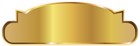 Gold Label Template PNG Clipart Image
