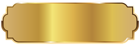 Gold Label Template PNG Picture