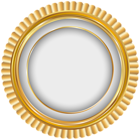 Gold Seal Badge PNG Clipart