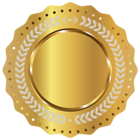 Gold Seal Badge PNG Clipart Picture