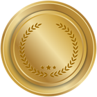 Gold Seal Transparent PNG Clip Art Image