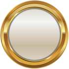 Gold White Seal Transparent PNG Clip Art Image