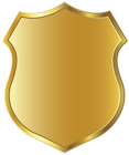 Golden Badge Template Clipart PNG Picture