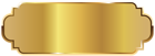 Golden Label Template PNG Clipart Picture