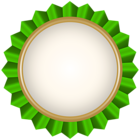 Green Rosette Badge PNG Clipart