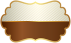 Label Template Brown Clip Art PNG Image