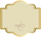 Luxury Label PNG Clipart Image