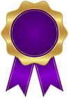 Purple Classic Seal Badge PNG Clipart