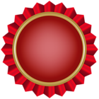 Red Badge Rosette PNG Clipart