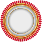 Red Seal Badge PNG Clipart