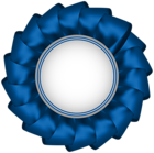 Rosette Badge Blue PNG Transparent Clipart