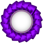 Rosette Badge Purple PNG Transparent Clipart