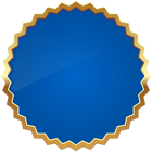 Seal Badge Blue PNG Clipart