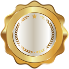 Seal Badge Gold Decorative Transparent Image