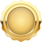 Seal Badge Gold PNG Clip Art Image