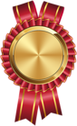 Seal Badge Gold Red PNG Clip Art Image