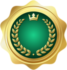 Seal Badge Green PNG Transparent Clip Art