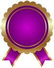 Seal Badge Purple PNG Clipart