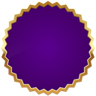Seal Badge Purple PNG Clipart