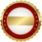 Seal Badge Red Gold PNG Clip Art Image