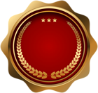 Seal Badge Red PNG Clip Art Image