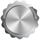 Silver Seal Badge PNG Transparent Clip Art Image