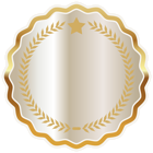 White Seal Badge PNG Clipart Image