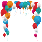 Balloon Arch PNG Clipart Image