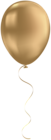 Balloon Gold PNG Clip Art Image