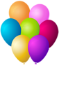 Balloons Bunch Transparent PNG Clip Art Image