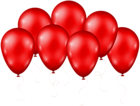 Balloons Red Transparent PNG Clip Art Image