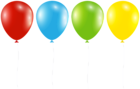Balloons Set PNG Clipart