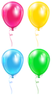 Balloons Set Transparent PNG Image