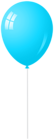 Blue Balloon Stick PNG Transparent Clipart