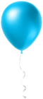 Blue Single Balloon Transparent Clipart