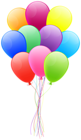Bunch of Balloons PNG Clipart