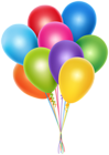 Bunch of Balloons PNG Clipart